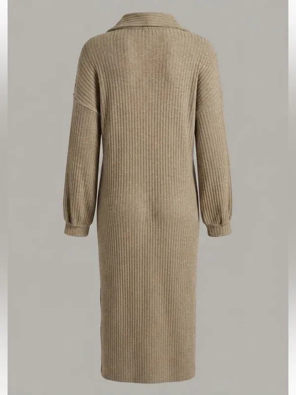 Free People Beach Ribbed Polo Midi Dress ✨ - Image 4