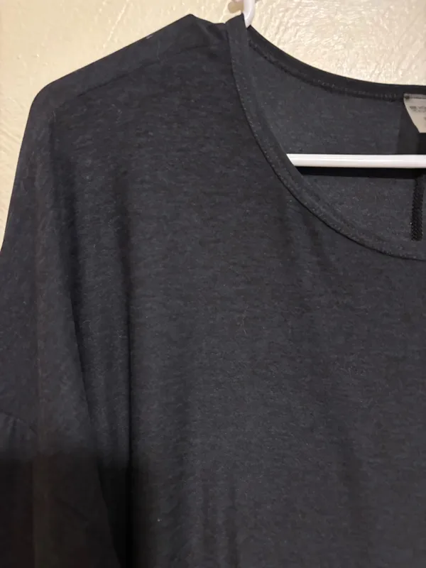 Beyond Yoga Black Long Sleeve Tie Back Top XL Made USA Athleisure - Image 7