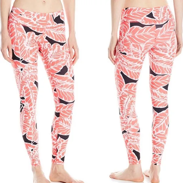 ALO Yoga Palm Springs Guava Leaf Airbrush Leggings XS - Image 13