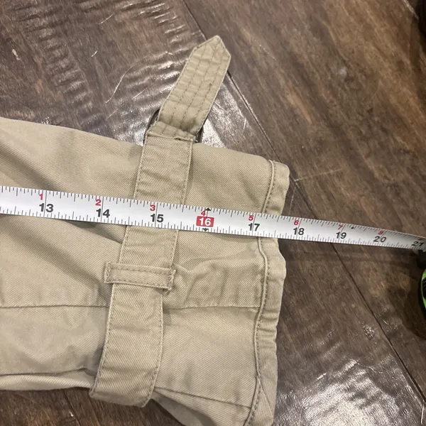 Converse‎ One Star Junior Large 100% Cotton Cute Khaki Jacket~Button Up~Pockets - Image 11