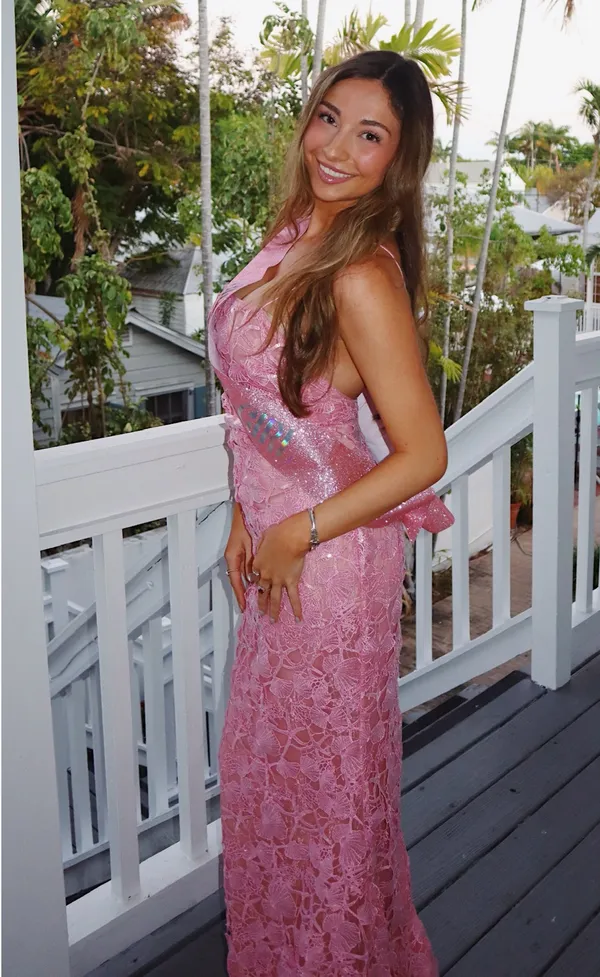 Retrofête Delaina Sequin Lace Dress - Image 4