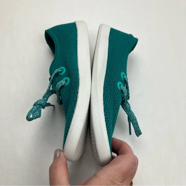 Allbirds Tree Skippers Women's Size‎ 5 Teal Green Boat Tennis Shoes Sneakers - Image 7