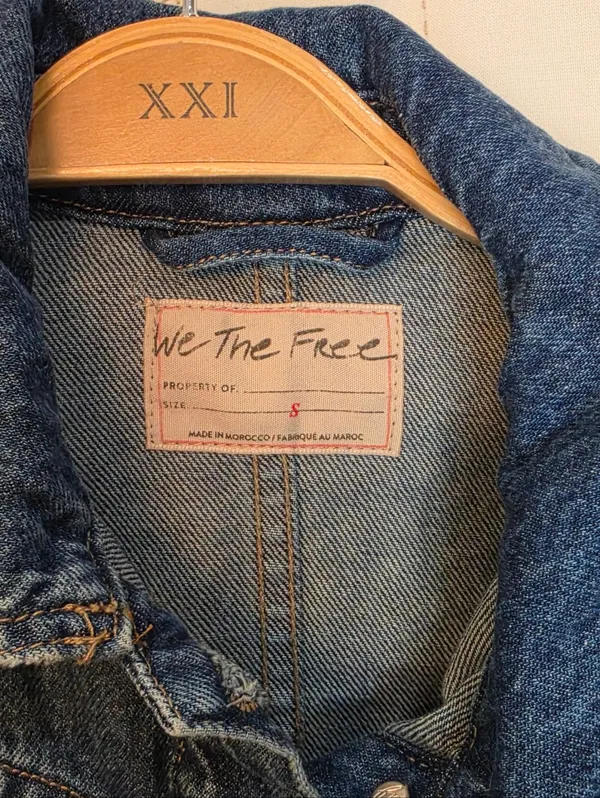 Free People Wee The Free Jade Denim Jacket - Image 5