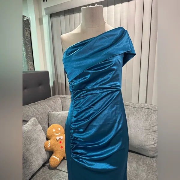 🌸AMTIOUS prom long dress ✨ Blue Size M - Image 6