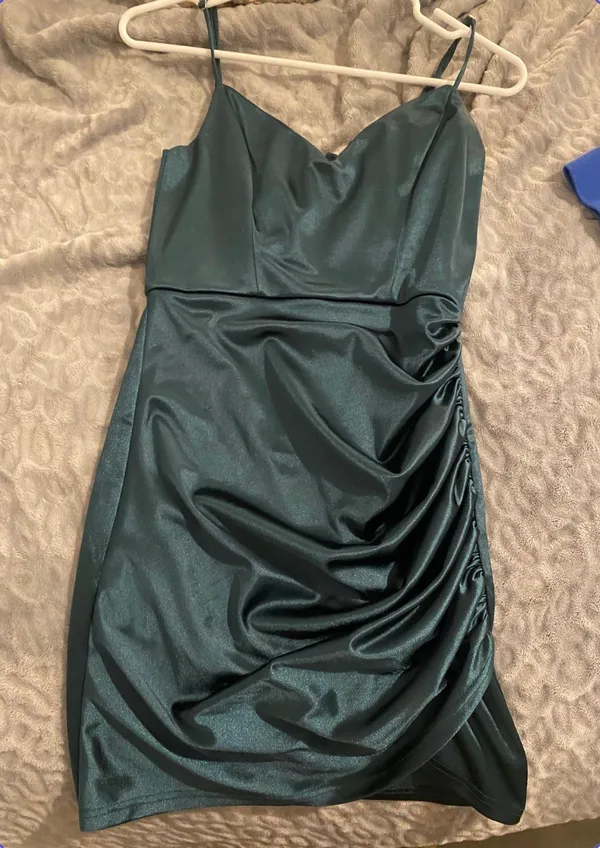 Lucy in the Sky Emerald Green Dress - Image 3