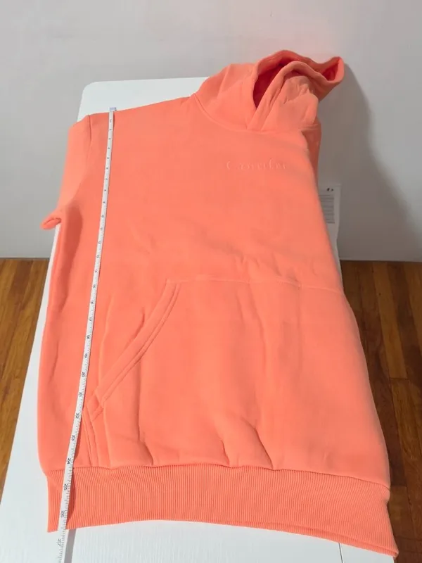 Comfrt Signature Hoodie - Coral - Size S - Image 8