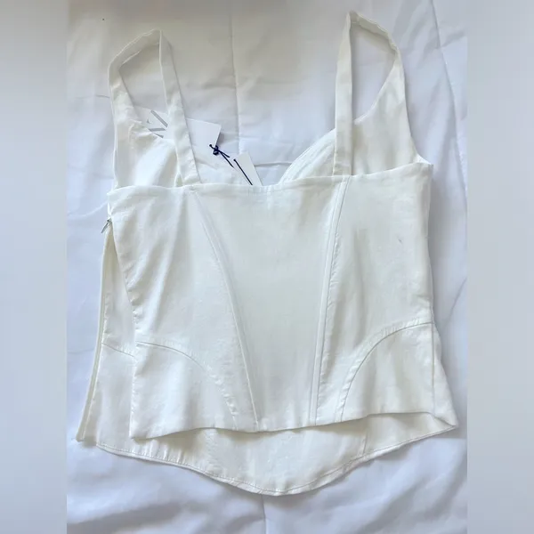 ZARA white corset top XS - Image 4