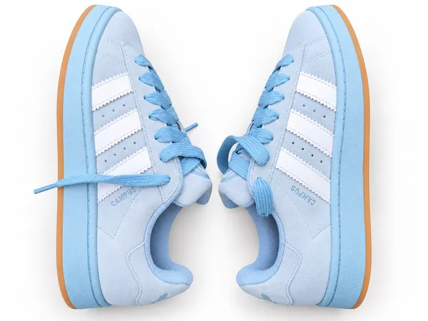 Adidas Originals Campus 00s Light Blue Suede Sneakers Men’s Size 8 - Image 9