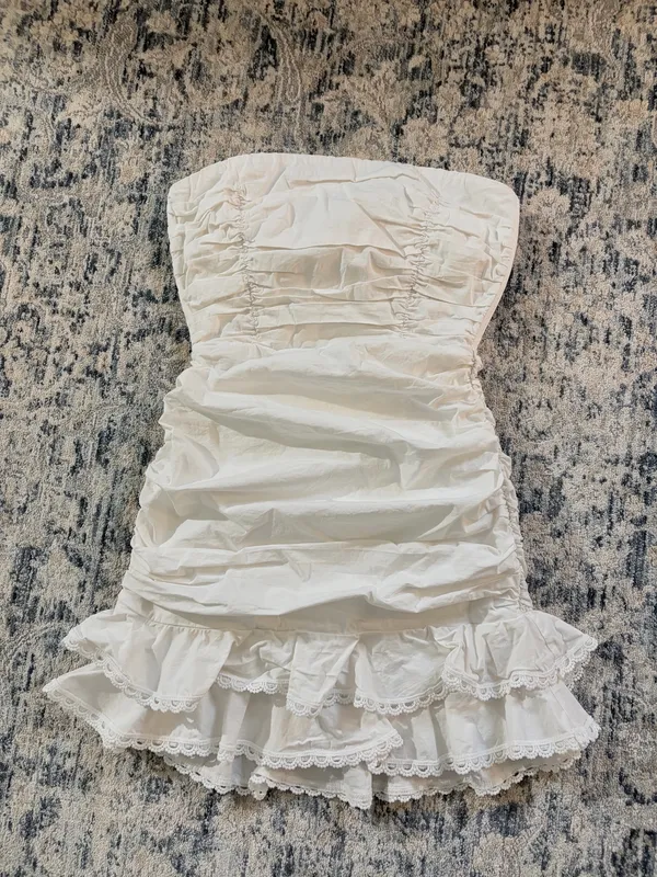 Lucy in the Sky White Mini Dress - Image 2