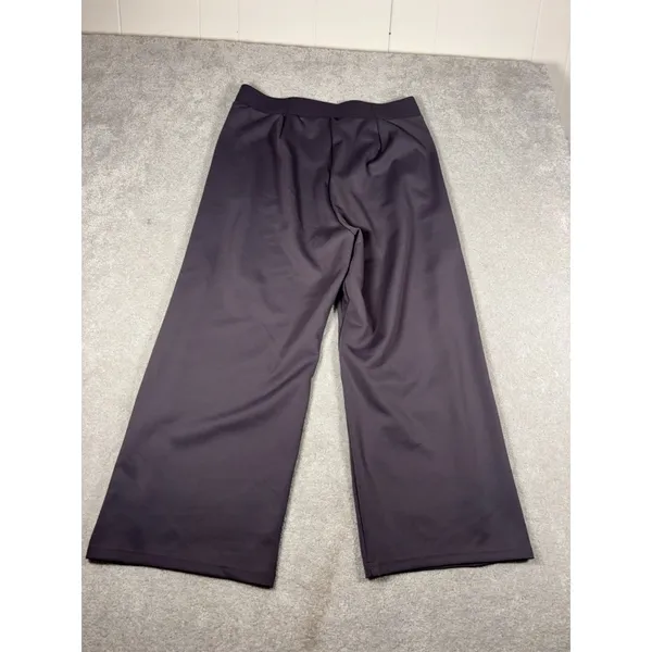 adidas womens wide leg‎ strata high waisted pants xl - Image 7