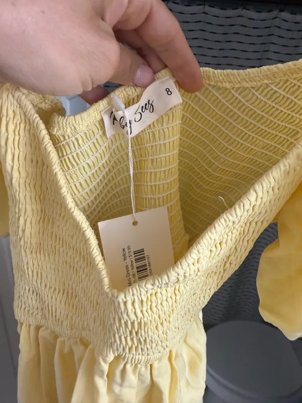 Summer Dress Billy J Yellow - Image 3