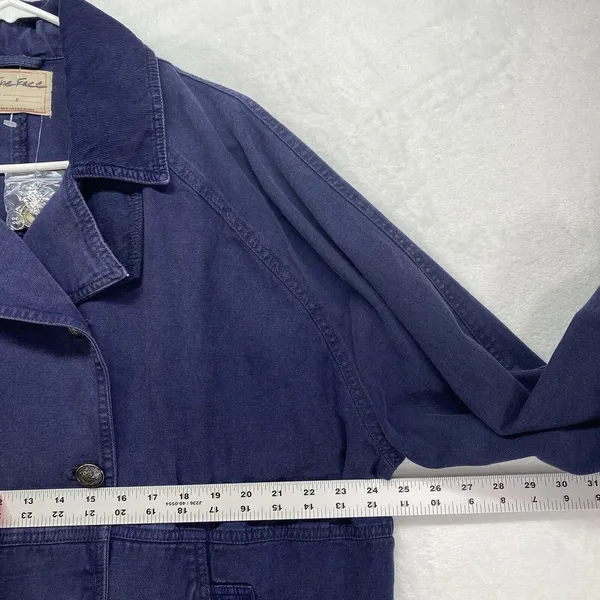 New Free People We The Free Jacket Womens small Viva Surplus in Starless‎ Sky - Image 4