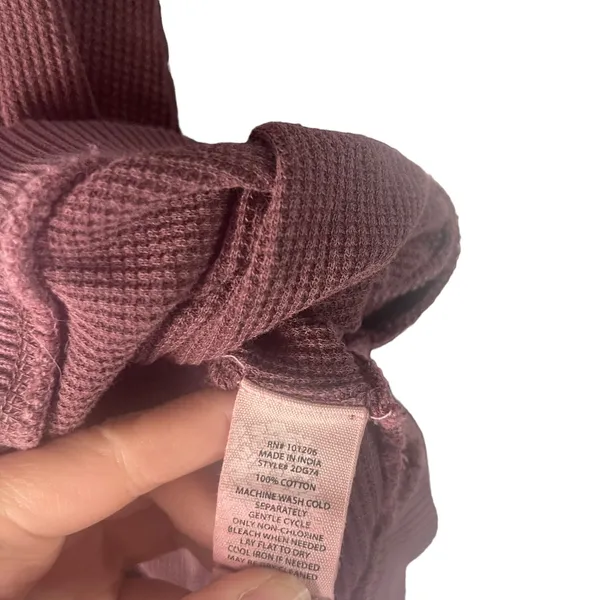 Soft Surroundings Women's‎ Size Medium Thermal Purple Sweater - Image 6
