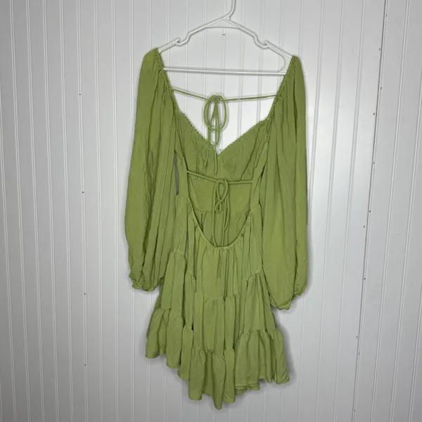 Princess Polly Long Sleeve Open Back Mini Dress Size 4 - Image 5