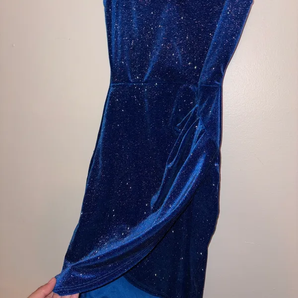 Blue Windsor Mini Dress Sparkly - Image 4