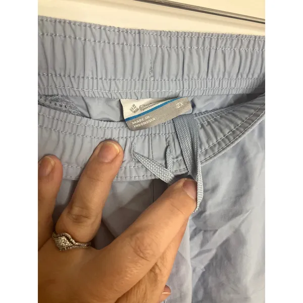 Columbia PFG Shorts Womens 2X Blue Excellent Nylon Hiking Active AW4573 - Image 4