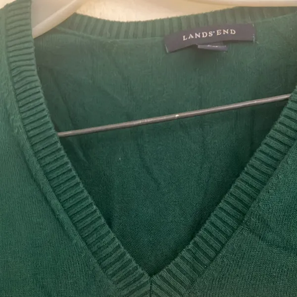 FINAL MARKDOWN Lands end v neck sweater large - Image 2