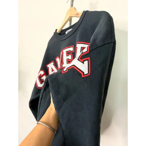 Daydreamer Game Day Sweatshirt Charcoal Football Graphic Oversized L/XL - Image 5