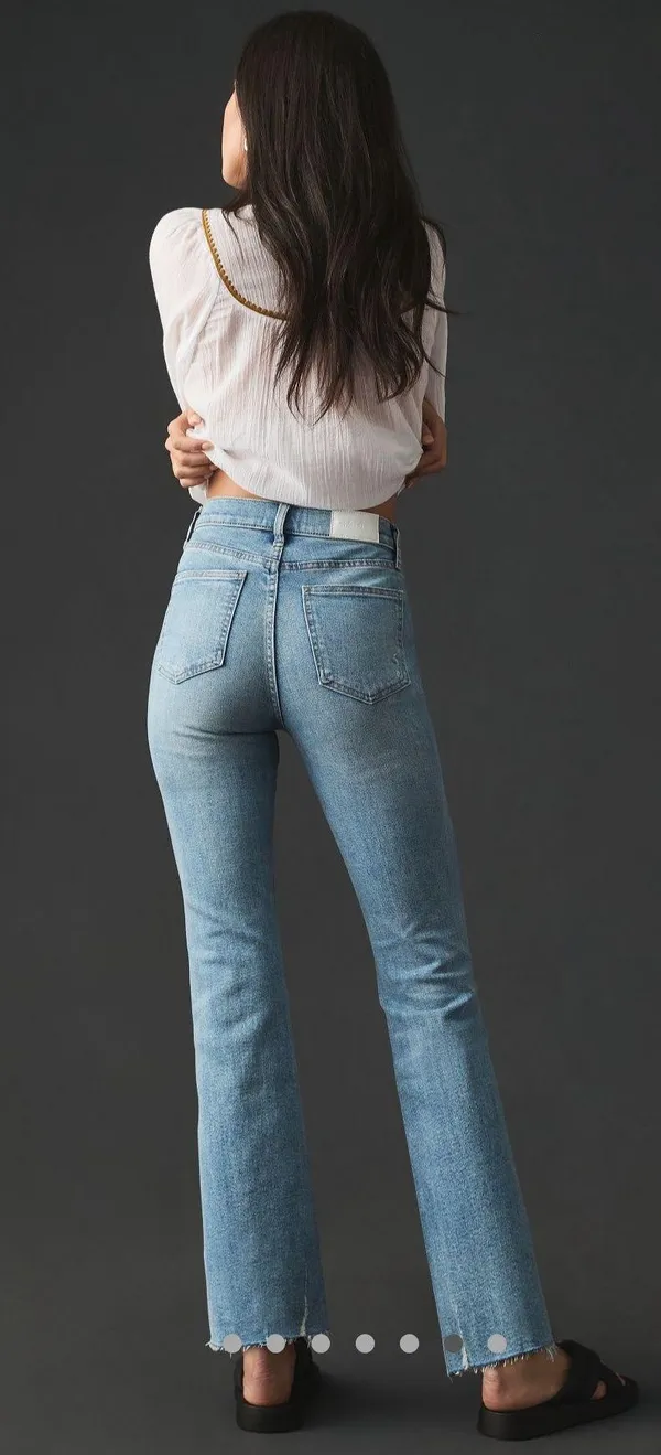 Pistola Lennon High-Rise Cropped Bootcut Jeans - Image 4