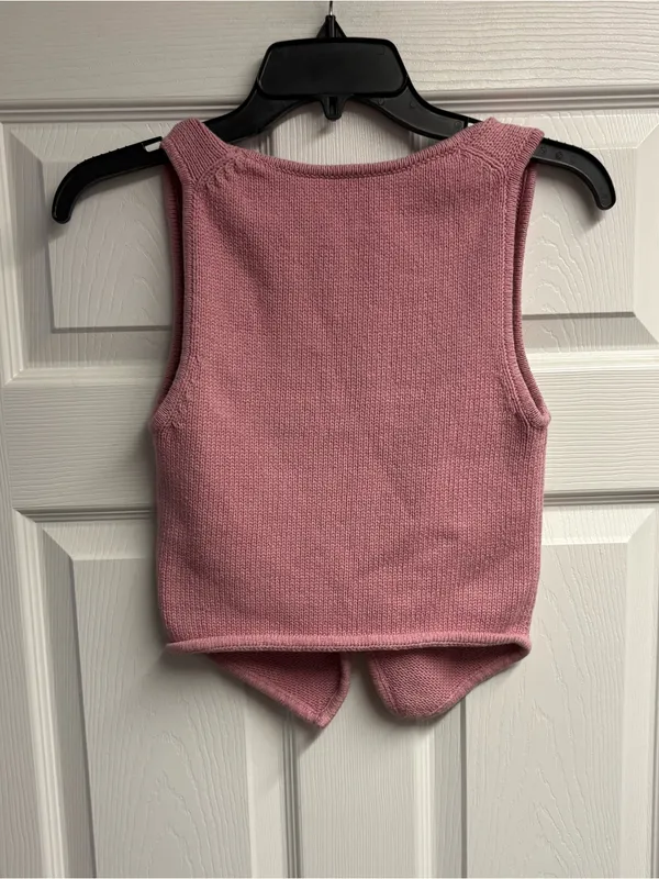 Wilfred Aritzia Signet Sweater Vest 100 % Cotton Size XS - Image 5