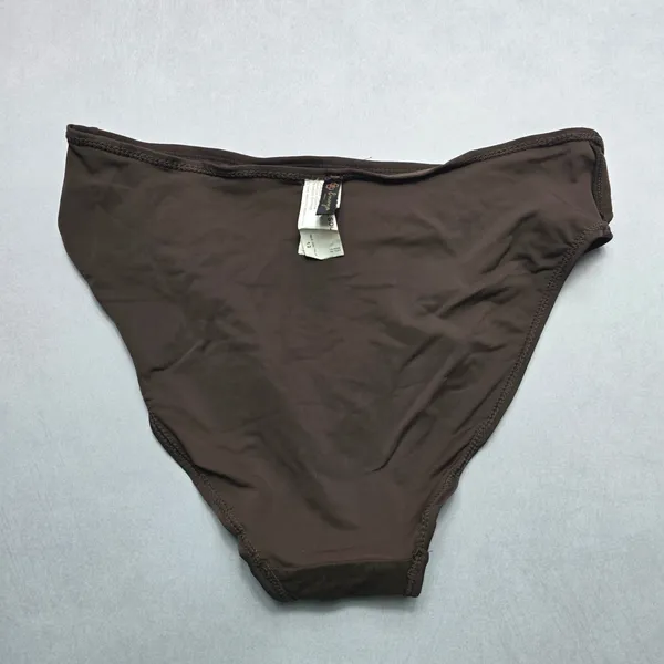 Envya Brown Swim Beach Cheeky Flirty Boho Bikini Bottom L‎ Large 12 - Image 6