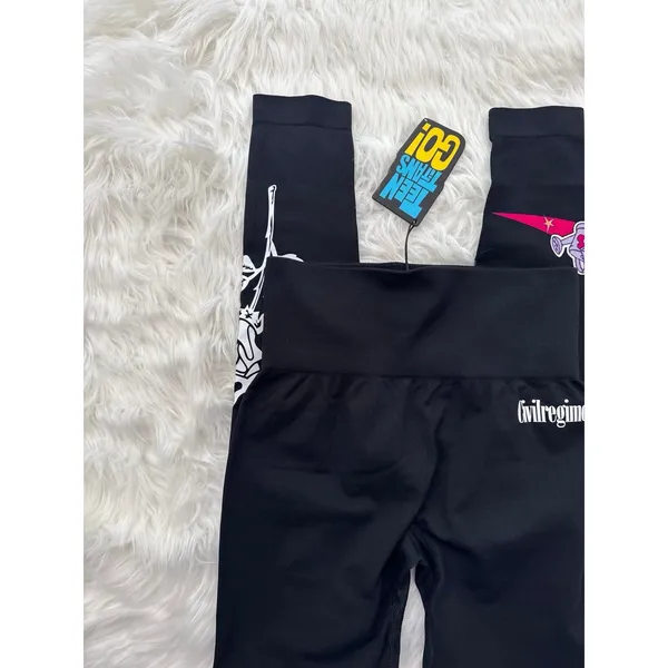 Civil Regime Teen Titans Go Starfire Kelly Seamless Leggings Size Medium - Image 4