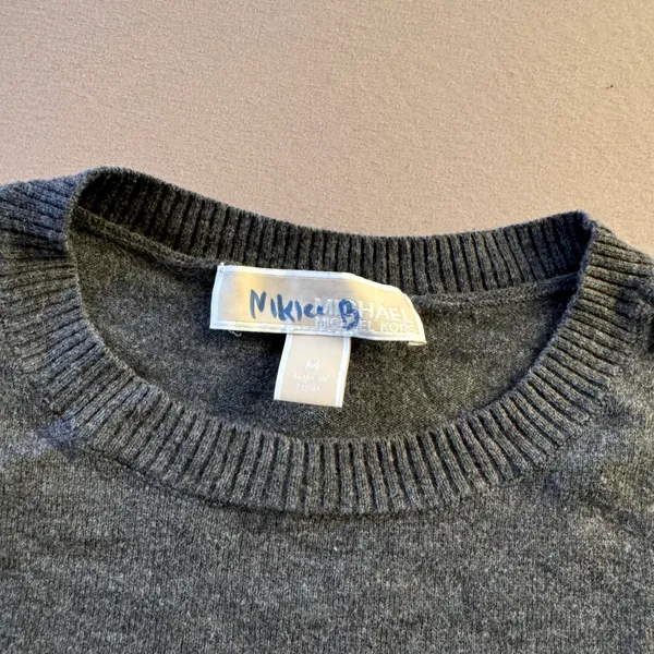 Michael Kors Tie-Cuff Bell Sleeve Sweater - Image 4