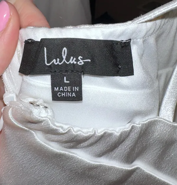 Lulus Dress Mini White - Image 5