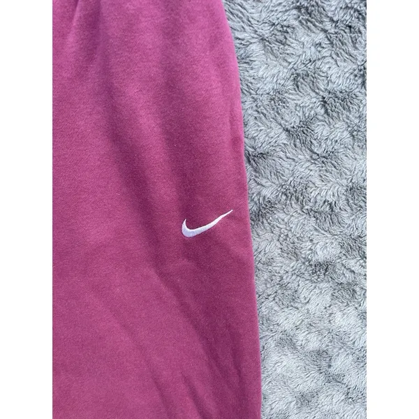 Nike Phoenix Fleece Oversized Baggy Sweatpants Joggers Size L Maroon Purple - Image 13