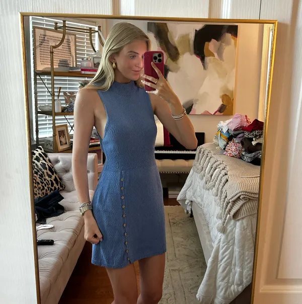We the Free blue mini dress  - Image 3