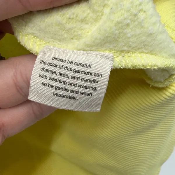 FP Movement Free People‎ Womens Yellow Half Zip Hoodie Sweatshirt Size XS - Image 9