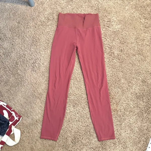 Vuori medium ribbed high rise athletic active leggings P2 3663 - Image 6