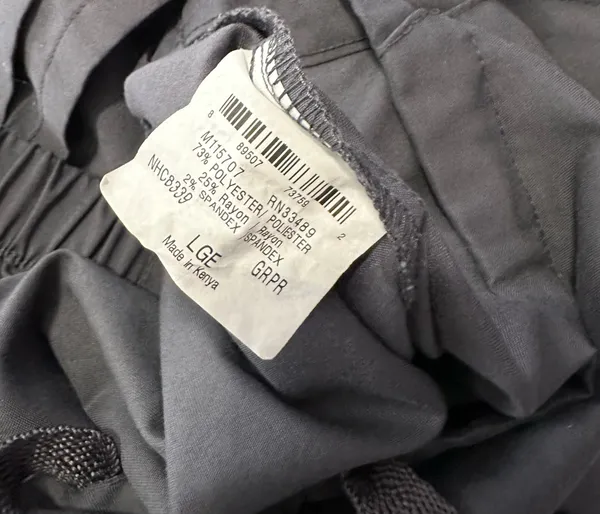Landau bottoms are a size Large. Gray - Image 3