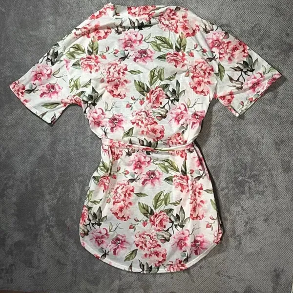 Show Me Your Mumu Brie Garden of Blooms Floral Kimono Robe One Size Romantic #17 - Image 10