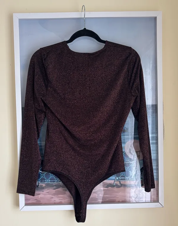 NWT Abercrombie & Fitch Metallic Bodysuit - Image 5