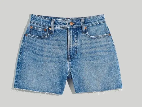 NWOT Madewell The Curvy Perfect Vintage Jean Short Sz 28 broken zipper - Image 5