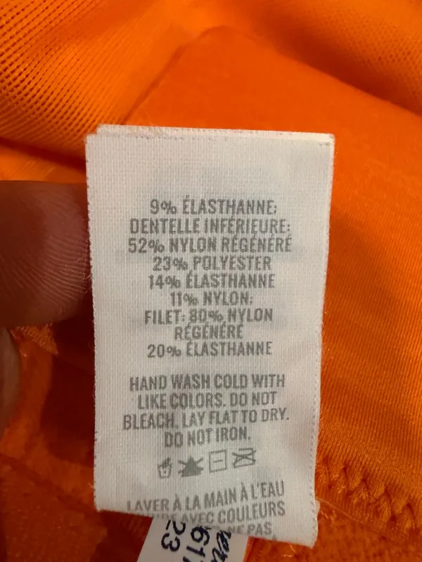 Aerie  Bright Orange Lace Bra - Image 5