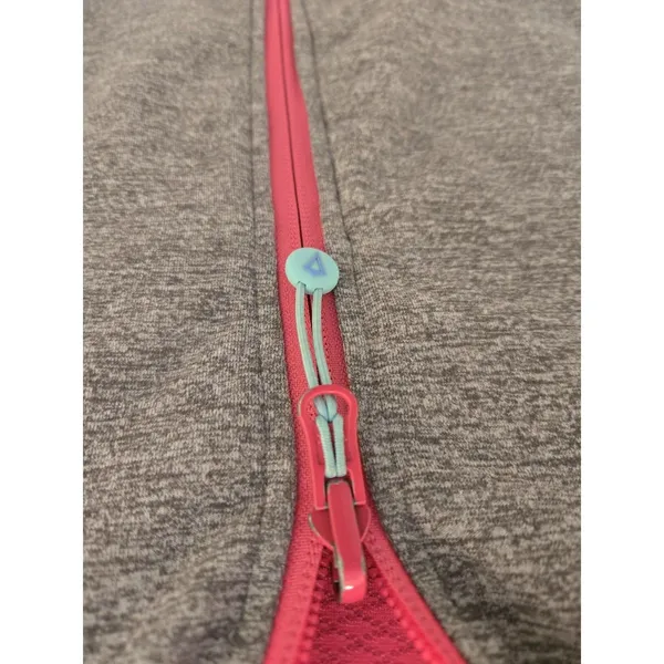 ​Ivivva Lululemon Girls 14 Reversible Full Zip Hoodie Gray Hot Pink Thumbholes - Image 6