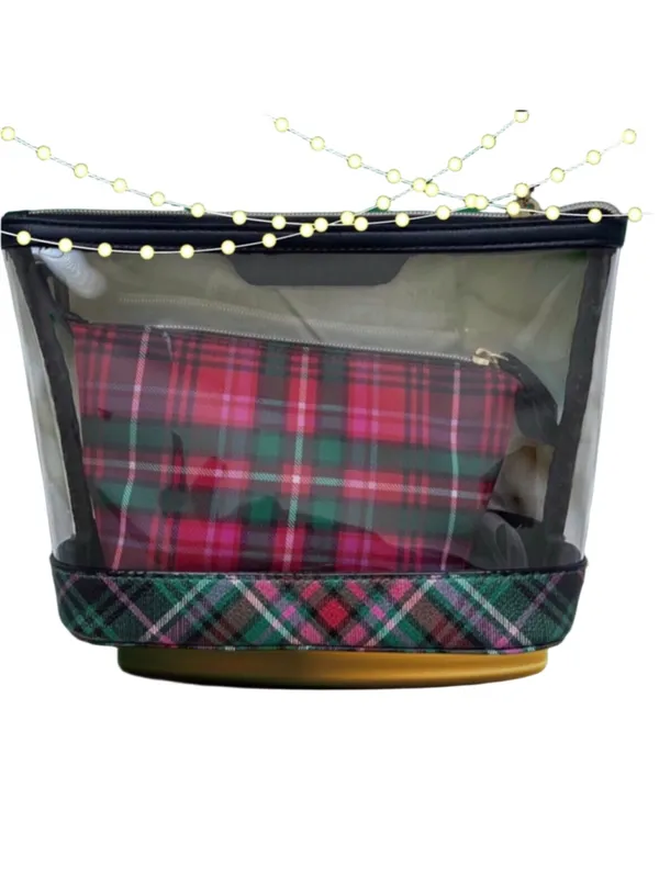 Victoria's Secret Bags Cosmetic Bags - Limited Edition Bright Tartan - Image 4