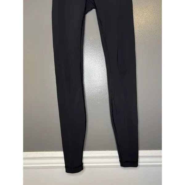 Lululemon Leggings Womens 2 Black High Rise Ankle Yoga Pants Stretch Athletic - Image 6