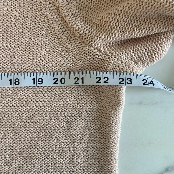 Daily‎ Ritual Cotton Crew Neck Sweater Cozy Boucle Women’s XL Pale Pink Knit - Image 8