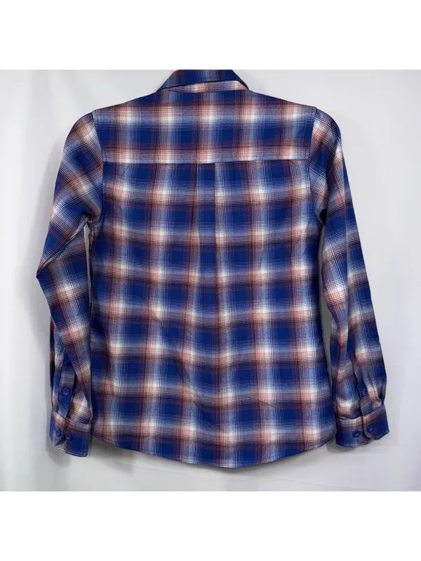 Dixxon The Great One 13 Women’s M Blue Plaid Flannel - Image 8