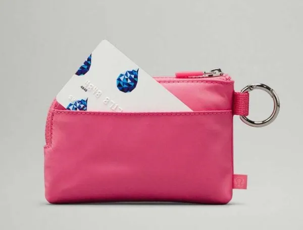 Lululemon Athletica Pink Zipper Pouch - Image 3
