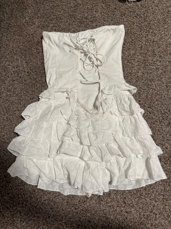 White Romper Size M - Image 3
