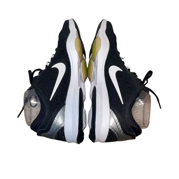 Nike Womens Zoom Fit Low Top Lace Up Training Running Shoes Black White Size‎ 9 - Image 4