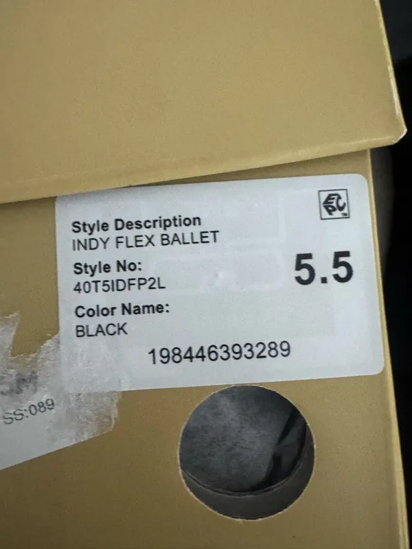 NEW Michael Kors Indy Flex Black Leather mary Jane buckle Ballet Flat shoes 5.5 - Image 9