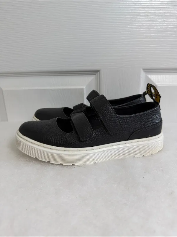 Dr. Martens Mary Jane Leather Mae Platform Sneakers Women's Large 8 - Image 4