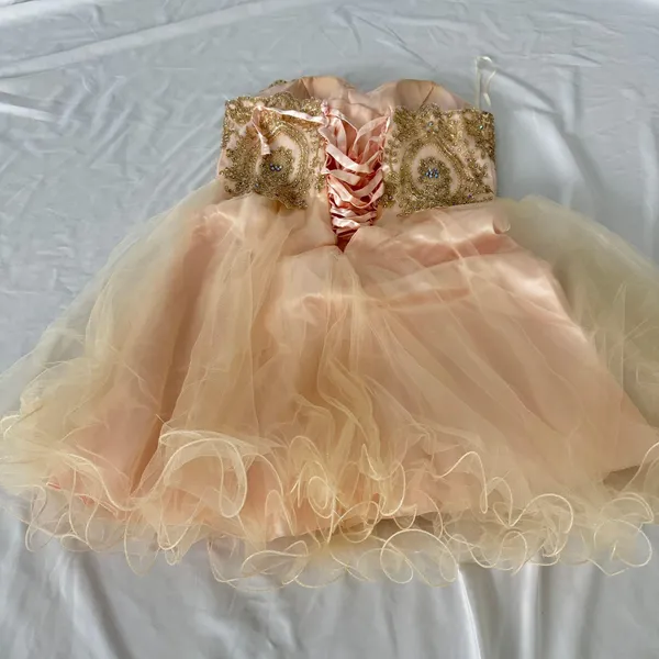Beautiful Sequined Homecoming Dress - Image 3