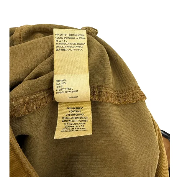 Free People Just Float‎ On Corduroy Flare Pants Mustard Yellow Size 27 - Image 12
