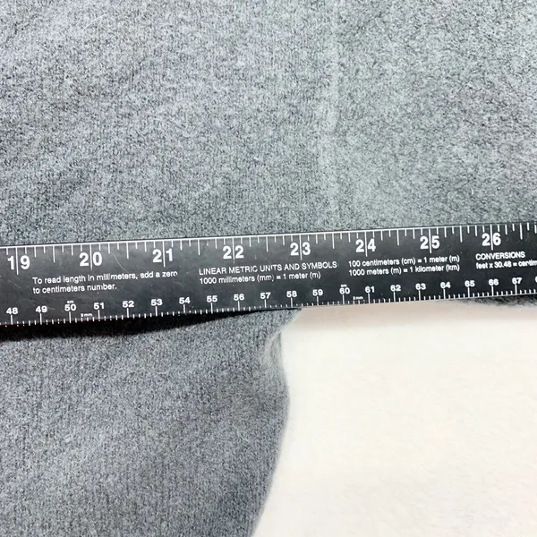 Zara Soft‎ Knit Cardigan Womens Size S Charcoal Grey Wool Blend V-Neck Cropped - Image 6